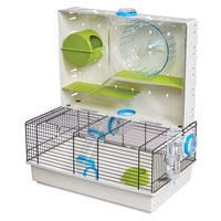 Midwest Critterville Arcade Hamster Home Clear, Green, Blue 18.11" x 11.61" x 21.26"-Small Animal-Midwest-PetPhenom