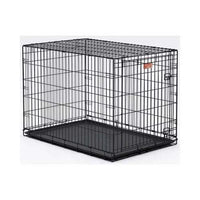 Midwest Dog Single Door i-Crate Black 48" x 30" x 33"-Dog-Midwest-PetPhenom