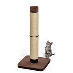 Midwest Feline Nuvo Grand Cat Scratching Post Tan 19" x 19" x 41"-Cat-Midwest-PetPhenom