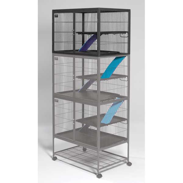 Midwest Ferret Nation Add-On Single Unit Gray 36" x 25" x 24"-Small Pet-Midwest-PetPhenom