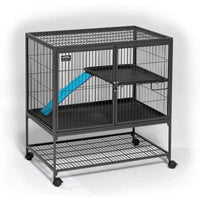 Midwest Ferret Nation Single Unit Cage Gray 36" x 25" x 38.5"-Small Pet-Midwest-PetPhenom