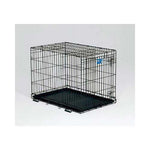 Midwest Life Stages Single Door Dog Crate Black 24" x 18" x 21"-Dog-Midwest-PetPhenom