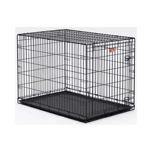 Midwest Life Stages Single Door Dog Crate Black 30" x 21" x 24"-Dog-Midwest-PetPhenom