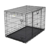 Midwest Ovation Double Door Crate with Up and Away Door Black 25.50" x 17.50" x 19.50"-Dog-Midwest-PetPhenom