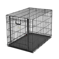 Midwest Ovation Single Door Crate with Up and Away Door Black 37.25" x 23" x 25"-Dog-Midwest-PetPhenom