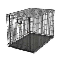 Midwest Ovation Single Door Crate with Up and Away Door Black 43.75" x 28.25" x 30.50"-Dog-Midwest-PetPhenom