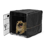 Midwest Quiet Time Pet Crate Cover Black 24.5" x 17.5" x 19"-Dog-Midwest-PetPhenom