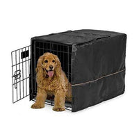 Midwest Quiet Time Pet Crate Cover Black 30.5" x 20" x 20.5"-Dog-Midwest-PetPhenom