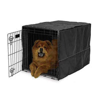 Midwest Quiet Time Pet Crate Cover Black 36" x 23.5" x 24"-Dog-Midwest-PetPhenom