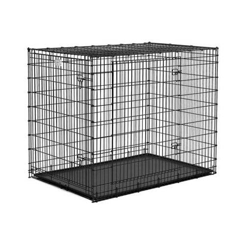 Midwest Solution Series Ginormous Double Door Dog Crate Black 54" x 37" x 45"-Dog-Midwest-PetPhenom