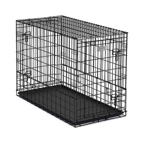 Midwest Solutions Series Side-by-Side Double Door SUV Dog Crates Black 54" x 37" x 45"-Dog-Midwest-PetPhenom