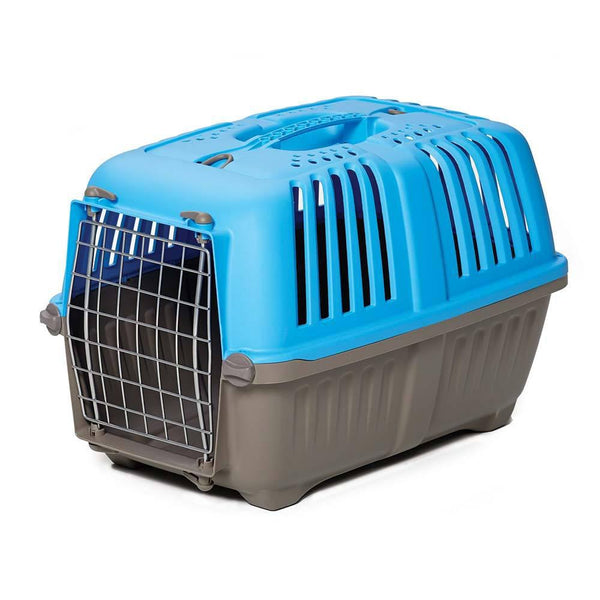 Midwest Spree Plastic Pet Carrier Blue 21.875" x 14.25" x 14.25"-Dog-Midwest-PetPhenom
