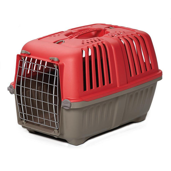 Midwest Spree Plastic Pet Carrier Red 21.875" x 14.25" x 14.25"-Dog-Midwest-PetPhenom