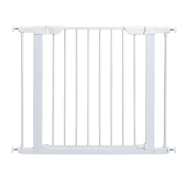 Midwest Steel Pressure Mount Pet Gate White 29.5" - 38" x 1" x 29.875"-Dog-Midwest-PetPhenom