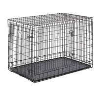 Midwest Ultima Pro Double Door Dog Crate Black 49" x 30" x 34.50"-Dog-Midwest-PetPhenom
