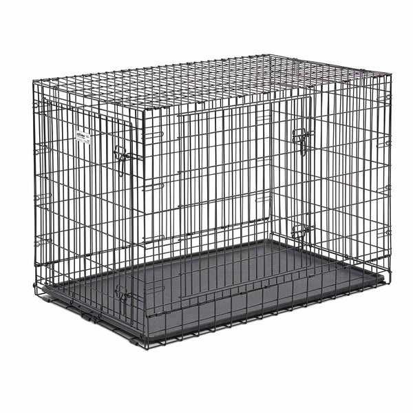 Midwest Ultima Pro Double Door Dog Crate Black 49" x 30" x 34.50"-Dog-Midwest-PetPhenom