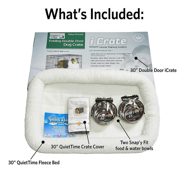 Midwest iCrate Dog Crate Kit Medium 30" x 19" x 21"-Dog-Midwest-PetPhenom