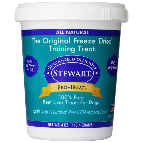Miracle Corp Stewart Pro-Treat Freeze Dried Beef Liver 4 oz.-Dog-Miracle Corp-PetPhenom