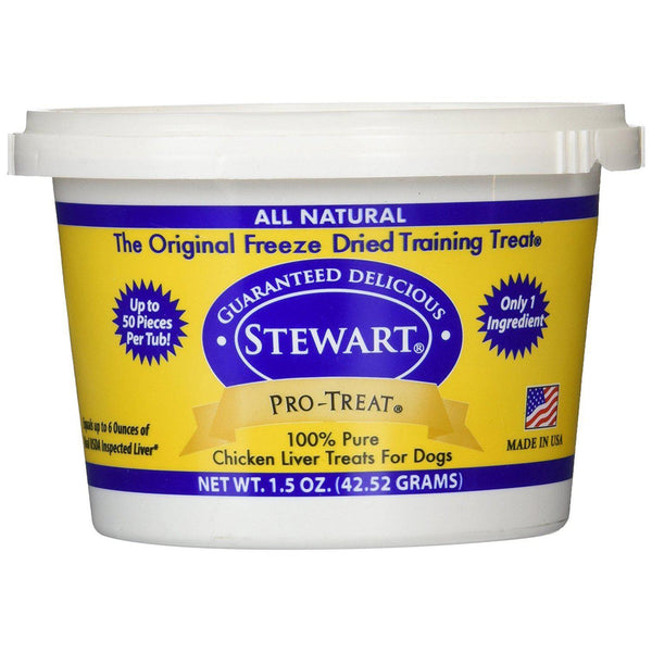Miracle Corp Stewart Pro-Treat Freeze Dried Chicken Liver 1.5 oz.-Dog-Miracle Corp-PetPhenom