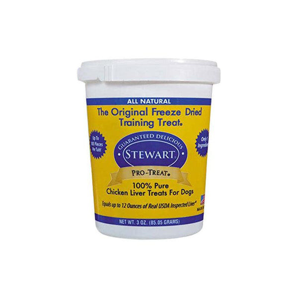 Miracle Corp Stewart Pro-Treat Freeze Dried Chicken Liver 3 oz.-Dog-Miracle Corp-PetPhenom