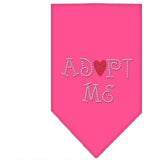 Mirage Pet Products Adopt Me Rhinestone Bandana, Large, Assorted Colors-Dog-Mirage Pet Products-Bright Pink-PetPhenom