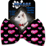 Mirage Pet Products Bae Pet Bow Tie Collar Accessory with Velcro 