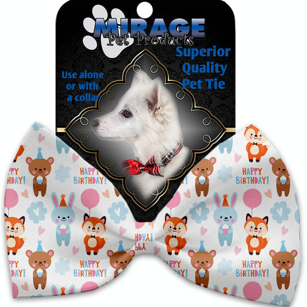 Mirage Pet Products Birthday Buddies Pet Bow Tie Collar Accessory with Velcro