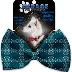 Mirage Pet Products Blue Flowers Pet Bow Tie
