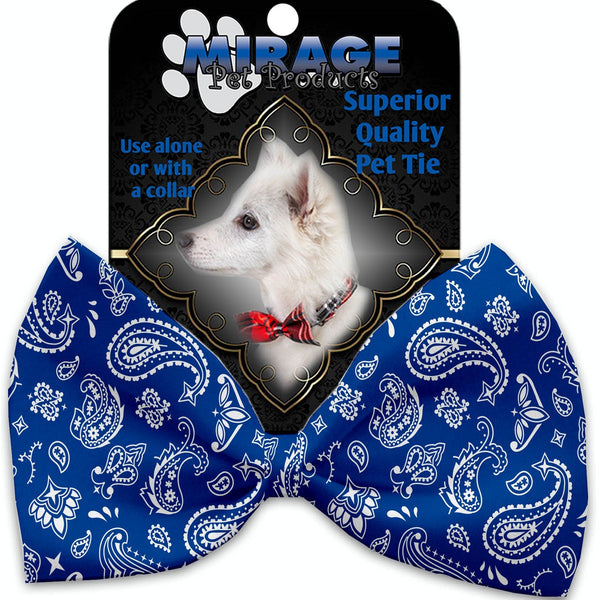 Mirage Pet Products Blue Western Pet Bow Tie