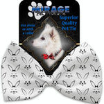 Mirage Pet Products Bunny Face Pet Bow Tie Collar Accessory with Velcro