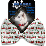 Mirage Pet Products Christmas Trains Pet Bow Tie