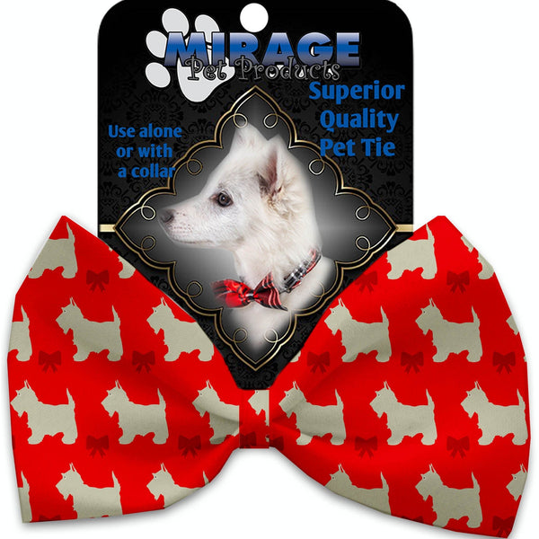 Mirage Pet Products Christmas Westies Pet Bow Tie