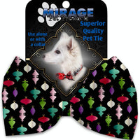 Mirage Pet Products Classic Christmas Ornaments Pet Bow Tie Collar Accessory with Velcro