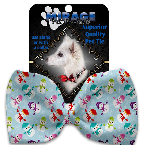Mirage Pet Products Colorful Frosty Pet Bow Tie Collar Accessory with Velcro 