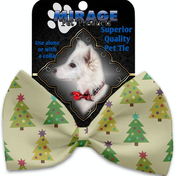 Mirage Pet Products Cutesy Christmas Trees Pet Bow Tie Collar Accessory with Velcro