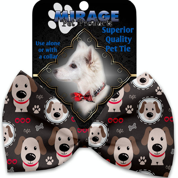 Mirage Pet Products Dapper Dogs Pet Bow Tie Collar Accessory with Velcro