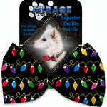 Mirage Pet Products Digital Christmas Lights Pet Bow Tie