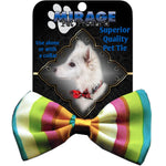 Mirage Pet Products Dog Bow Tie Funky Stripes