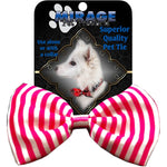 Mirage Pet Products Dog Bow Tie Stripes Pink