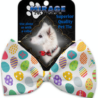 Mirage Pet Products Easter Eggs Pet Bow Tie Collar Accessory with Velcro