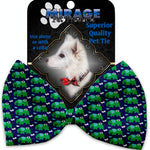 Mirage Pet Products Elephants and Butterflies Pet Bow Tie Collar Accessory with Velcro