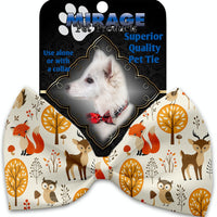 Mirage Pet Products Fox and Friends Pet Bow Tie Collar Accessory with Velcro