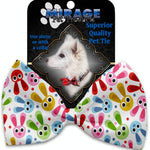 Mirage Pet Products Funny Bunnies Pet Bow Tie Collar Accessory with Velcro