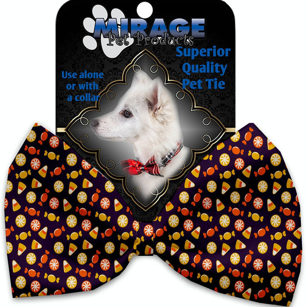 Mirage Pet Products Halloween Candy Confetti Pet Bow Tie Collar Accessory with Velcro