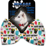 Mirage Pet Products Happy Birthday Pet Bow Tie Collar Accessory with Velcro