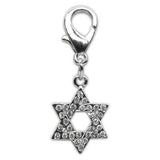 Mirage Pet Products Holiday Lobster Claw Charms/Zipper pulls Star of David-Dog-Mirage Pet Products-PetPhenom