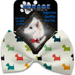 Mirage Pet Products It is a Westie's World Pet Bow Tie Collar Accessory with Velcro