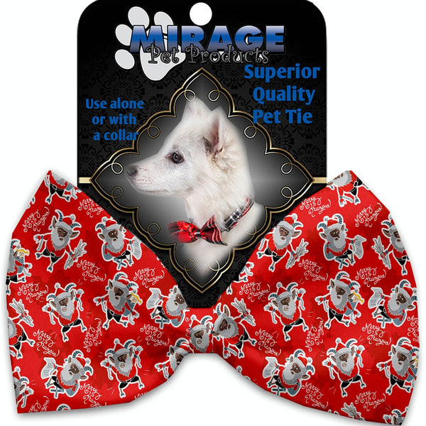 Mirage Pet Products Krampus Pet Bow Tie Collar Accessory with Velcro