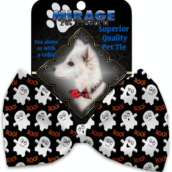 Mirage Pet Products Little Boo Who Pet Bow Tie Collar Accessory with Velcro