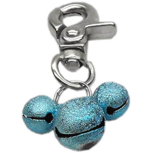 Mirage Pet Products Lobster Claw Bell Charm, Assorted Colors-Dog-Mirage Pet Products-Aqua-PetPhenom
